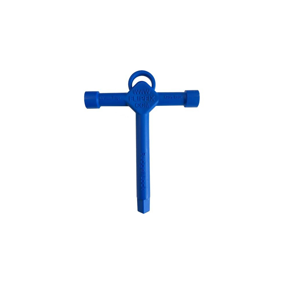 Universal Loft Hatch Key. Square Drive T Key Opener Tool, for Gas Box, Drain Tap. Spare Replacement Plastic Budget Lock Tee Key for Cabinet Lock,