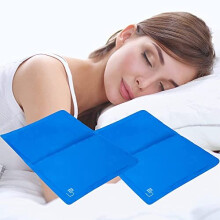 Supply Cube 2 Pack Gel Cooling Mat | Cooling Gel Pillow for Absorbs and Dissipates Heat | Cooling Pillow Cushion Pads for Night Sweats & Cooling
