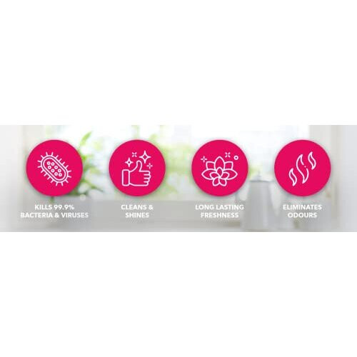 Fabulosa Antibacterial Disinfectant Spray, All Purpose Multi Surface Cleaner, 500ml, 9 pack, Lemon Lavender 2