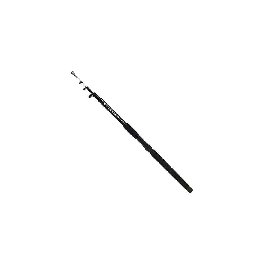 Fishing - 3.6m Telescopic Spinning Rod with Extender Handle Black Spinning Rod 15-40g (12ft - 30-80g cw) [12-004360]