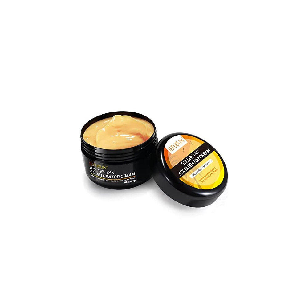 Premium Sunbed Tanning Accelerator Cream, Intensive Tanning Luxe Gel, Sunbed Cream, Tan Accelerator, Self Tanner Oil, Achieve A Natural Tanning, Fast