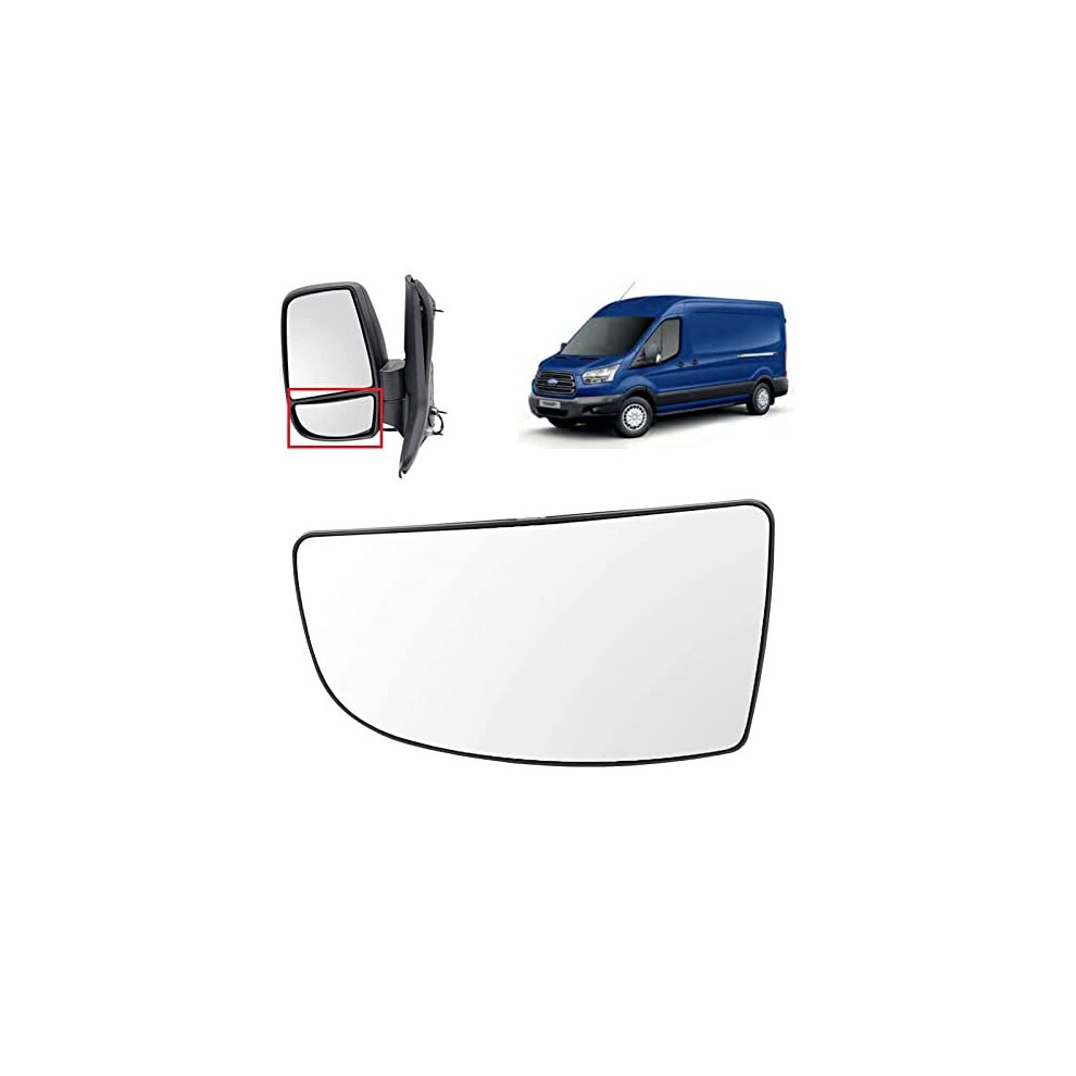Wing Mirror Lower Glass Left Passenger Side For Ford Transit Mk8 2014 Onwards 1855103 Bk3117c718ab Wing Mirror Glass + Back Plate 730734585947