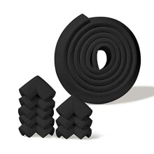 Baby Proofing set, Edge and Corner Guard Protector Set, 2 meters / 6.5 Feet long Edges & 8 Corner Guards, Furniture and Tables Baby Child Proof