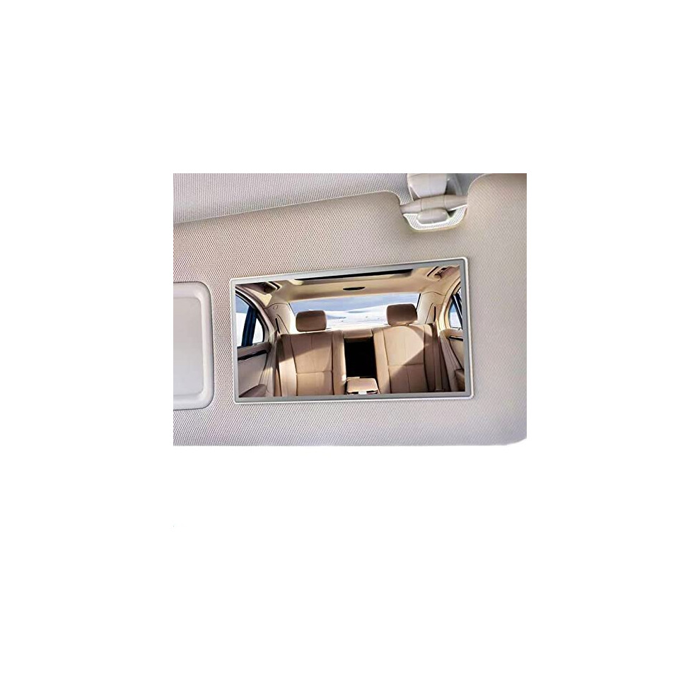 Car Sun Visor Mirror, Vehicle Cosmetic Makeup Mirror, Automotive Self-Adhesive Vanity Mirror For Truck, Suvï¼Rect) 727370475435