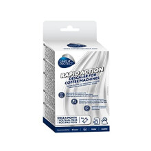 Descaler for Coffee Machine and Kettles, Universal, Removes Limescale and Residues of Coffee and Tea, 6 Single Sachets Powder