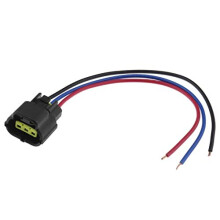 Car 3 Pin Alternator Plug Connector Wire Harness 184032-1 Compatible with Mondeo Focus Transit Fiesta Car Replacement Parts