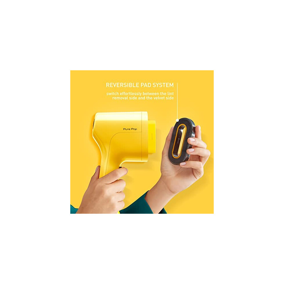 pure-pop-compact---perfect-for-travel--handheld-clothes-steamer--70ml-water-tank--sunshine-yellow--dt2026