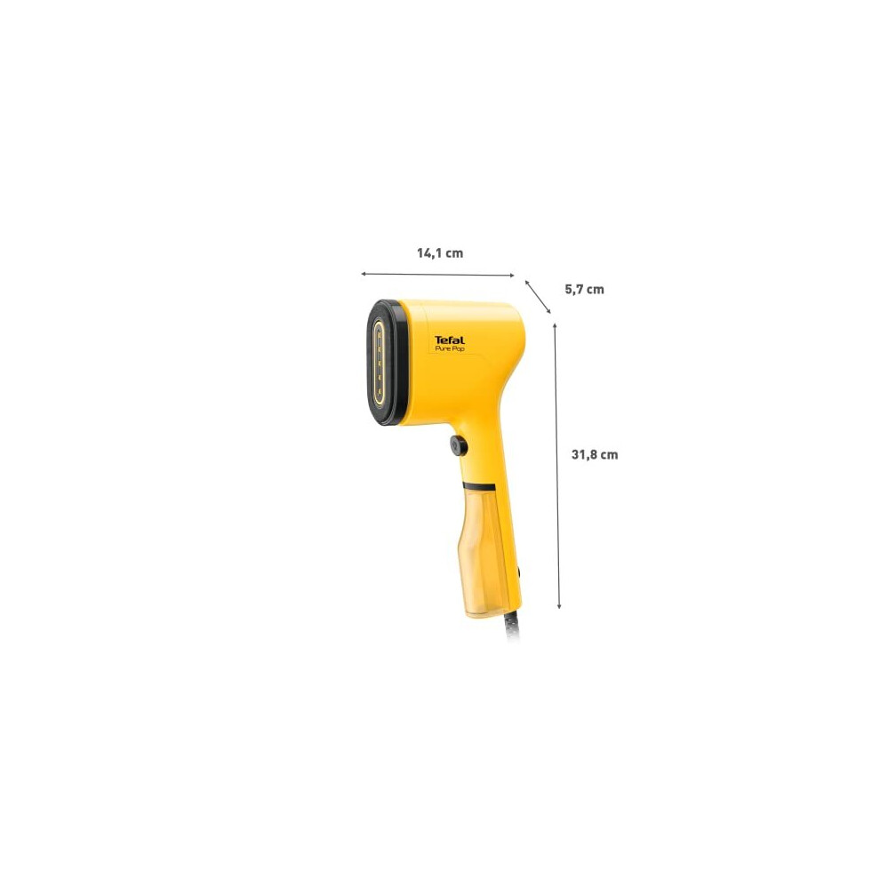 pure-pop-compact---perfect-for-travel--handheld-clothes-steamer--70ml-water-tank--sunshine-yellow--dt2026