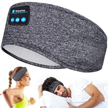 Headband Headphones – Wireless Sport and Sleep Headphones Headband – Sweatproof Music Bluetooth Headband - Comfortable Soft Sleeping Headphones ?