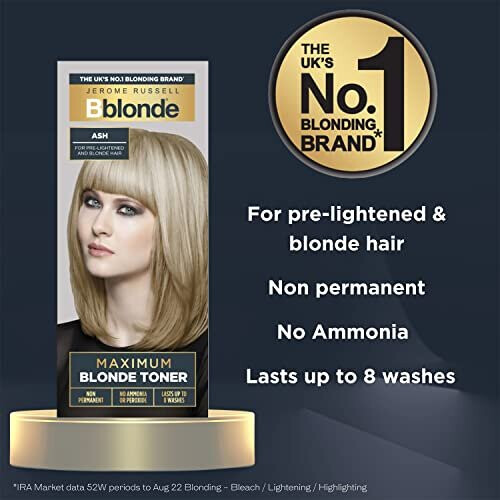 Bblonde Ash Maxiumum Blonde Toner 75ml 1