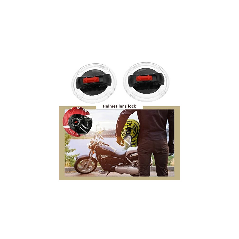 1 Pair Motorcycle Helmet Visor Insert Plastic Helmet Shield