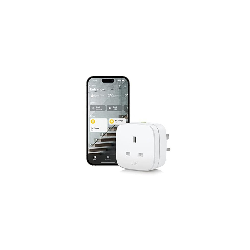 Eve Energy UK (Matter) smart plug 2900 W Home White