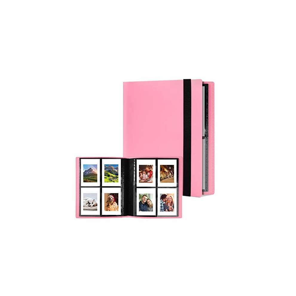 Photo Albums, 160 Pockets Scrapbook Memory Book, 40 Pages Mini Film Album for Polaroid Zink Photo Paper/Fujifilm Instax Mini Film/Kodak Zink Photo 
