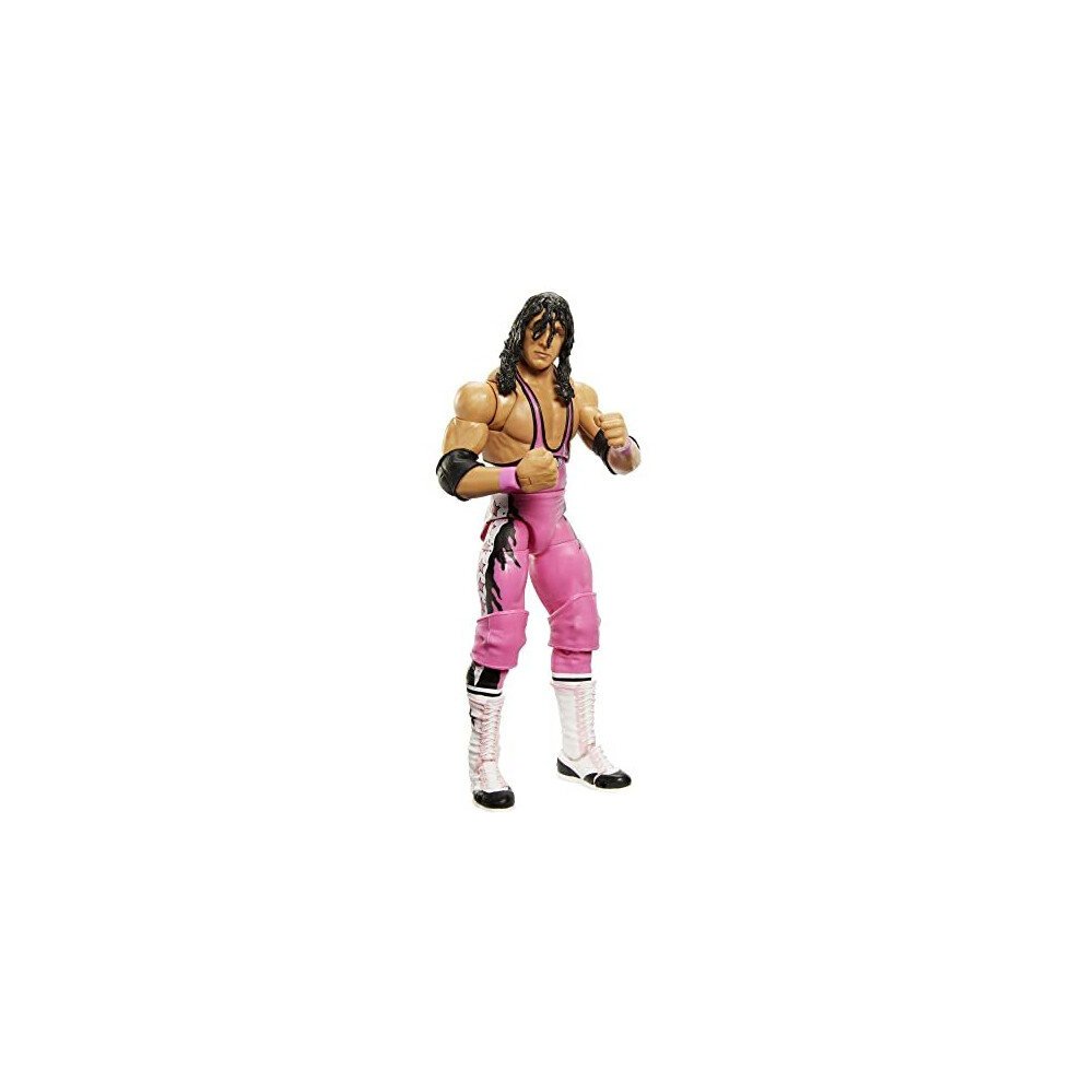 Ultimate Edition Action Figure Bret âHit Manâ Hart Legends Collectible with Interchangeable Accessories, Extra Heads & Swappable Hands, HLN20