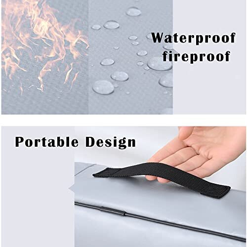 File Storage Box Fireproof Document Bag Organizer with Safe Code Lock Large Capacity Multi-Layer File Storage, Money, Documents, Jewelry, Zipper 1