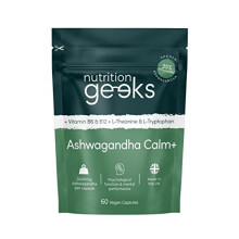 Ashwagandha Capsules 2400mg Enhanced with Amino Acids & Vitamin B6/12 for Sleep Aid & Calm (2 Month Supply) - Ashwagandha Powder Root Complex 40:1