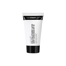 The INKEY List Polyglutamic Acid Dewy Sunscreen SPF30, 50ml – Hydrating, Lightweight, Non-Greasy SPF Primer for Dewy, Makeup-Ready Skin