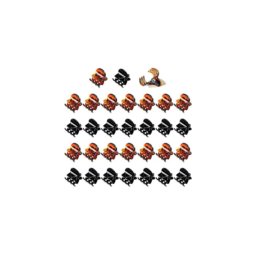 Qufiiry 30Pcs Mini Hair Clips, Small Hair Clips, Mini Claw Hair Clips, Small Hair Clips For Women With Storage Bags, Non-Slip Hair Catch For Women Girl's Hair