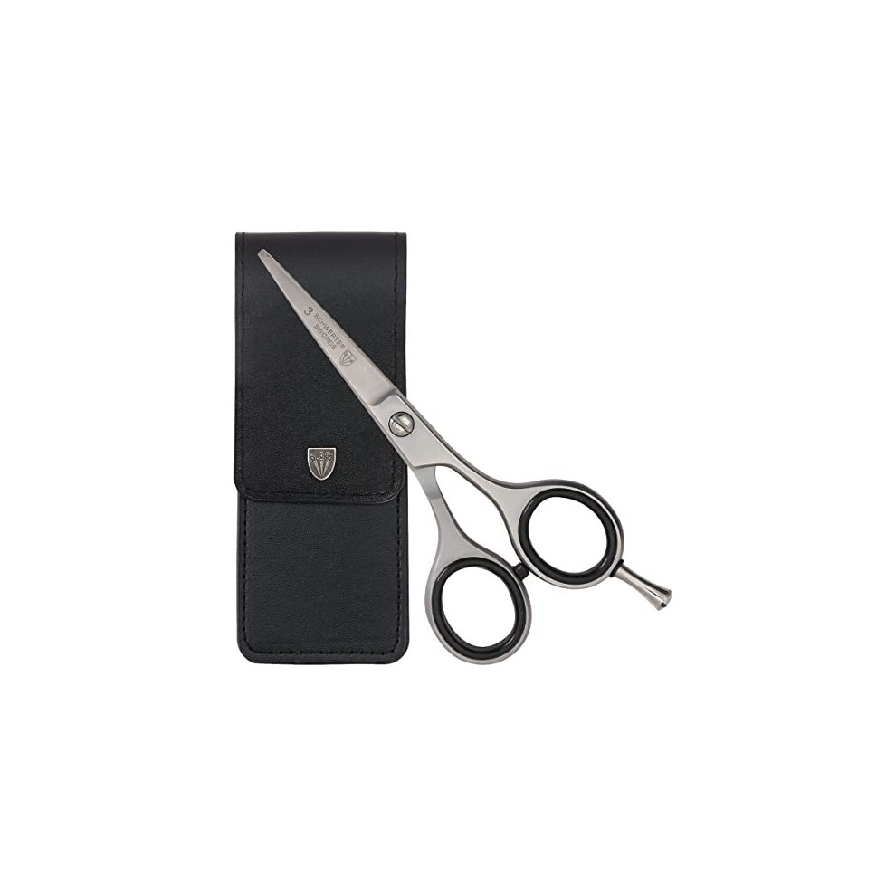 3 Swords Germany Â Professional Beard Hair Scissors, Stainless Steel, Straight Blade, Sharp, With Case