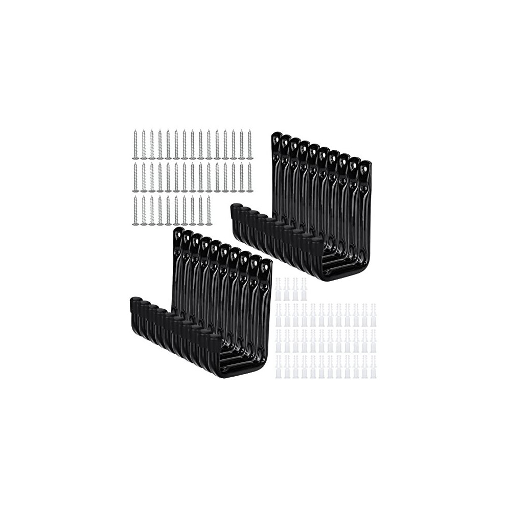 20 Pcs Hooks Heavy Duty, Garage Hooks For Garage Wall, Ladder Hooks Wall Hooks J Hooks Utility Hangers For Tools, Bike, Wood, Metal, Board And 5014542643798