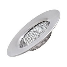 Pack of 2 x Stainless Steel Bathroom Hair Plug Strainer/Kitchen Sink Strainer, | Fine Mesh Hair Catcher | Sink Hole Drain Cover Filter Shower/Bath