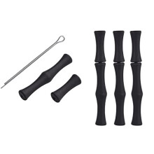 Bow String Finger Savers Finger Guard Recurve Bow Finger Tabs String Finger Rollers, Silicone, 3 Packs