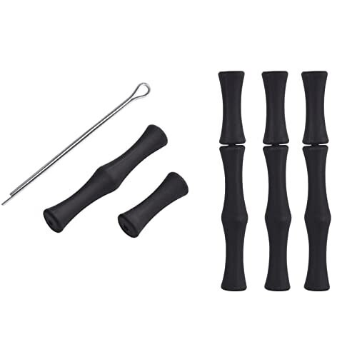 Bow String Finger Savers Finger Guard Recurve Bow Finger Tabs String Finger Rollers, Silicone, 3 Packs