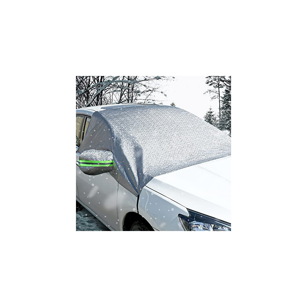 Car Windscreen Cover For Winter, Car Frost Windscreen Cover, Windshield Cover For Ice And Snow, Windscreen Frost Protector For Cars Suv Trucks Van 5014542648830