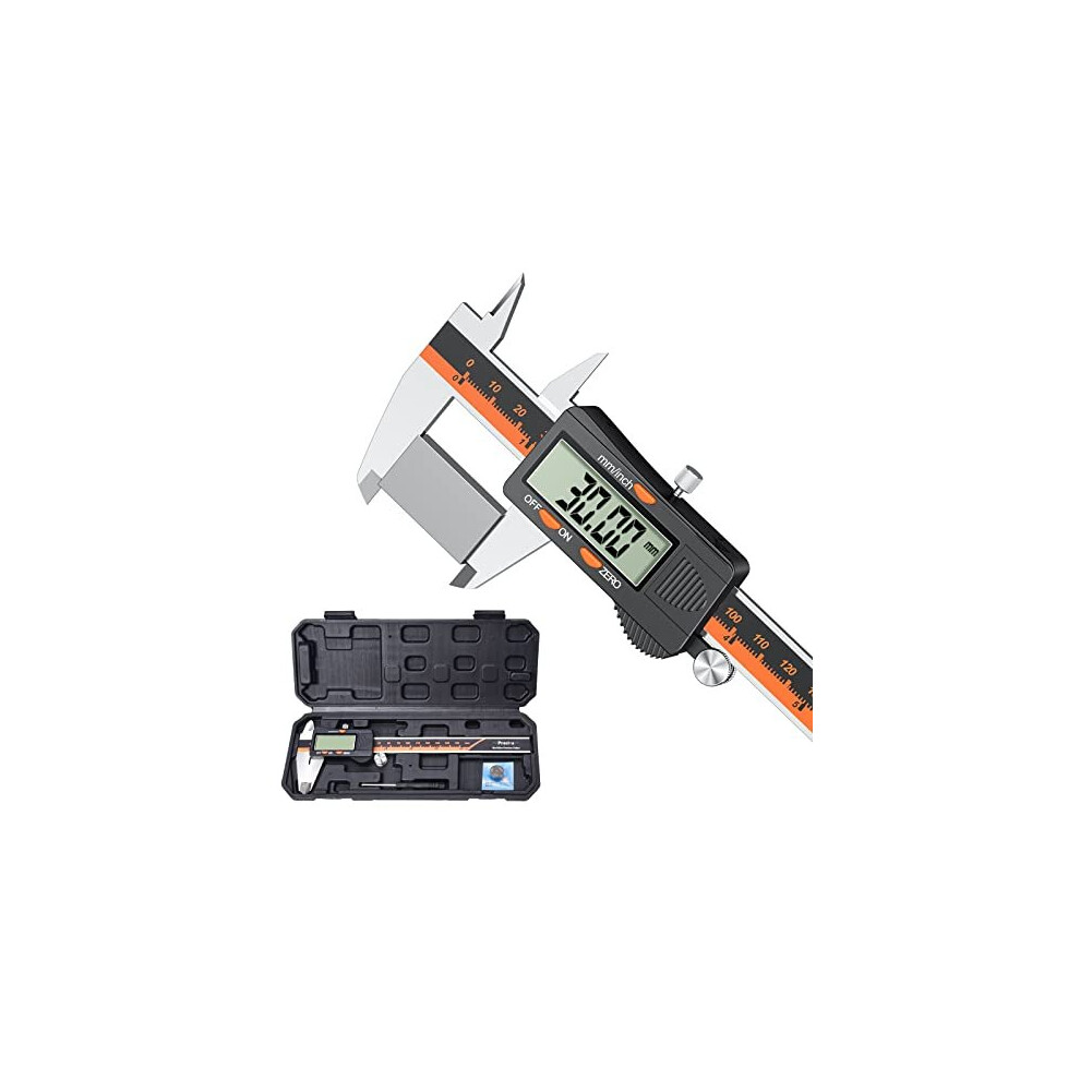 Digital Vernier Caliper, Preciva 150Mm Electronic Micrometer Vernier Caliper, Measuring Tools Caliper Gauge With Mm/Inch Conversion High Precision 5014542645761