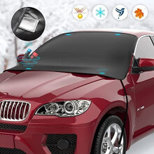Car Windscreen Covers Frost Heavy Duty Car Windshield Cover Magnetic Car Windscreen Cover for Winter Fits Most Cars, SUV(175x120 cm)
