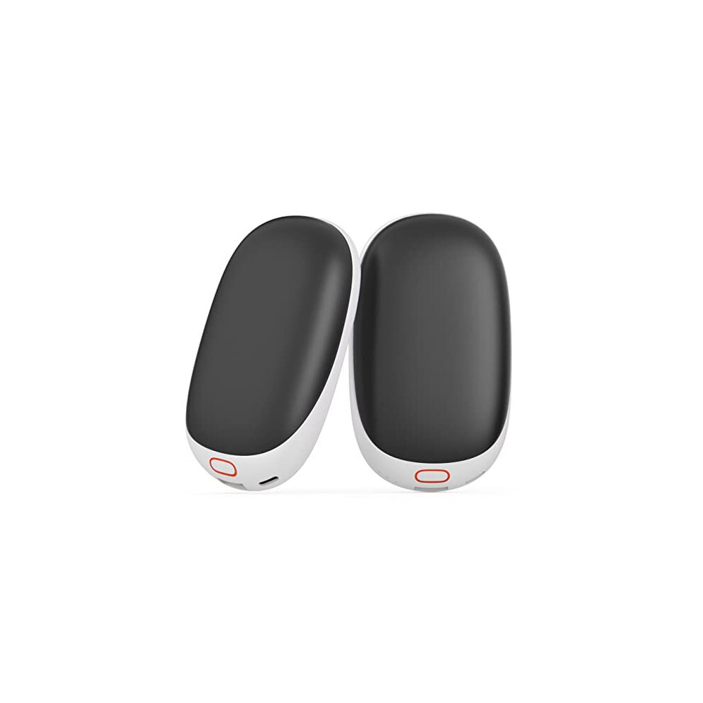 Hand Warmers Rechargeable, 2-Pack 5000Mah Portable Magnetic Reusable Hand Warmer/Power Bank, 2 In 1 Usb Battery Operated Warmer Electric Pocket Warmer 5014542651311
