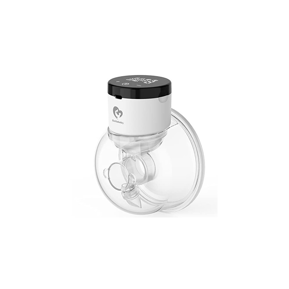 Wearable Breast Pump, Portable Wireless Wearable Breast Pump With Touchscreen Lcd Display, Rechargeable Hands Free Breast Pump Electric With Bellababy