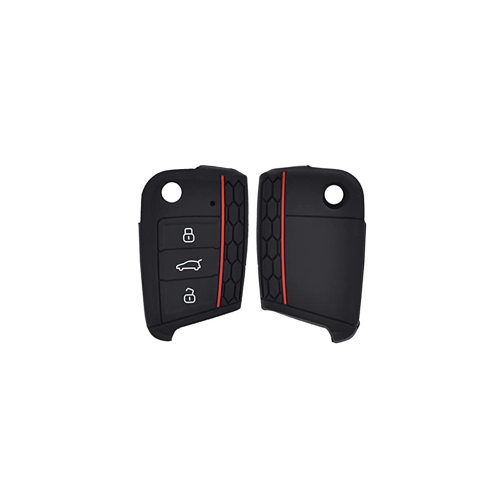 Vw Key Fob Cover Tpu For Vw Golf 7, Mk7, Gti, Skoda, Seat Leon, Octavia, Polo, Seat Ibiza, 3 Button Golf Key Protection Cover, Volkswagen Polo Key Fob 5014542656453