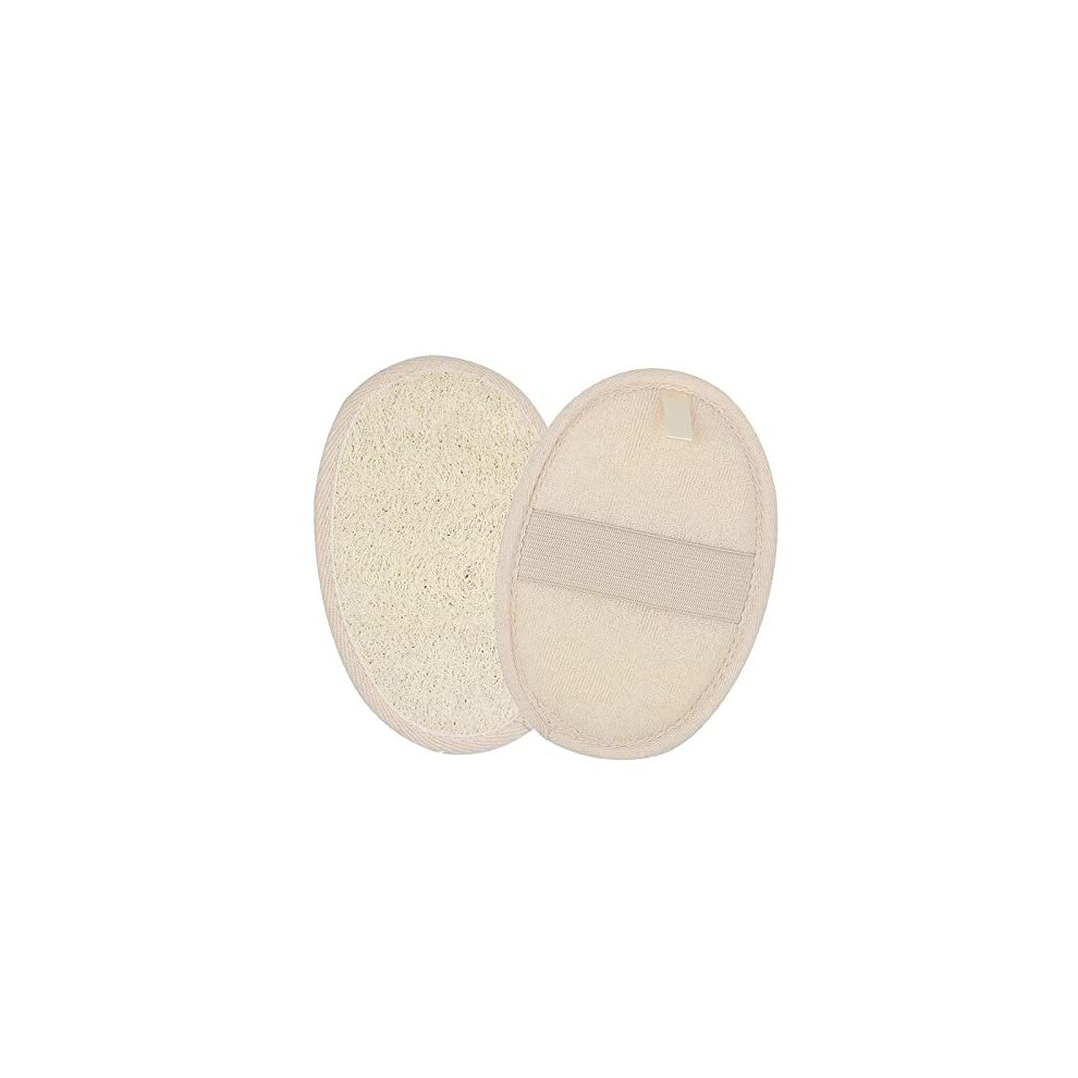 Dfsucces Natural Loofah Sponge Exfoliating Body Scrubber,Exfoliating Loofah Sponge ,2 Pcs Natural Loofah Shower,Shower Body Exfoliator Scrubbing Pads,Loofah