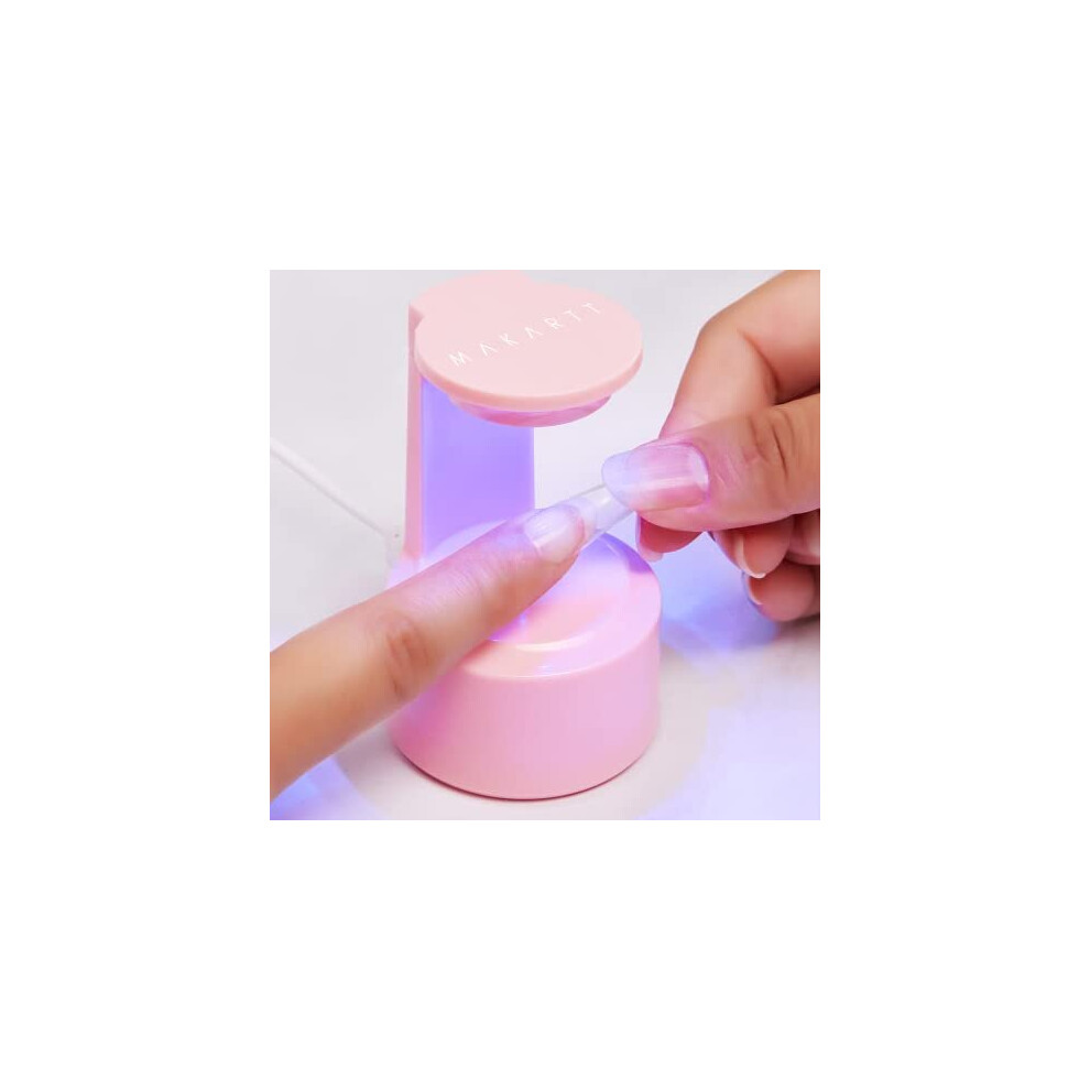 Makartt Light Led Mini Nail Lamp, Nail Dryer 5W Uv Lamps For Gel Nails, Nail Curing Lamp For Gel Nail Polish Extension Gel, Travel Gel Nail Led Lamp Gift For