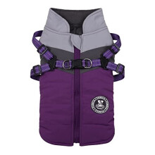 Dog Coat Winter Puppy Coats Dog Winter Coat Dog Harness Coat Small Dog Harness Puppy Jacket Vest Clothes Reflective Waterproof Dog Coats with Harness