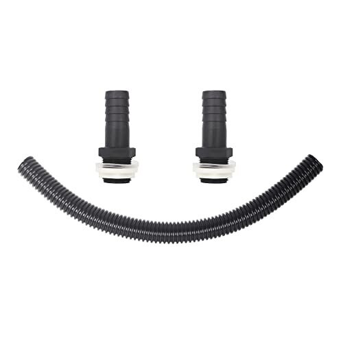 Water Butt Connector Pipe Link Kit, 25mm Water Butt Linking Pipe Kit for Linking 2 Water Butts/Rain Barrel Connecting Tube Fittings, Water Tanks