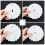 2 Set Ceiling Mosquito Net Hooks Bunk Bed Hanger Hook Super Glue Dome Mosquito Net Hooks with Base Screws Ceiling Hook for Hanging Light Canopy 5