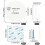 2 Set Ceiling Mosquito Net Hooks Bunk Bed Hanger Hook Super Glue Dome Mosquito Net Hooks with Base Screws Ceiling Hook for Hanging Light Canopy 2