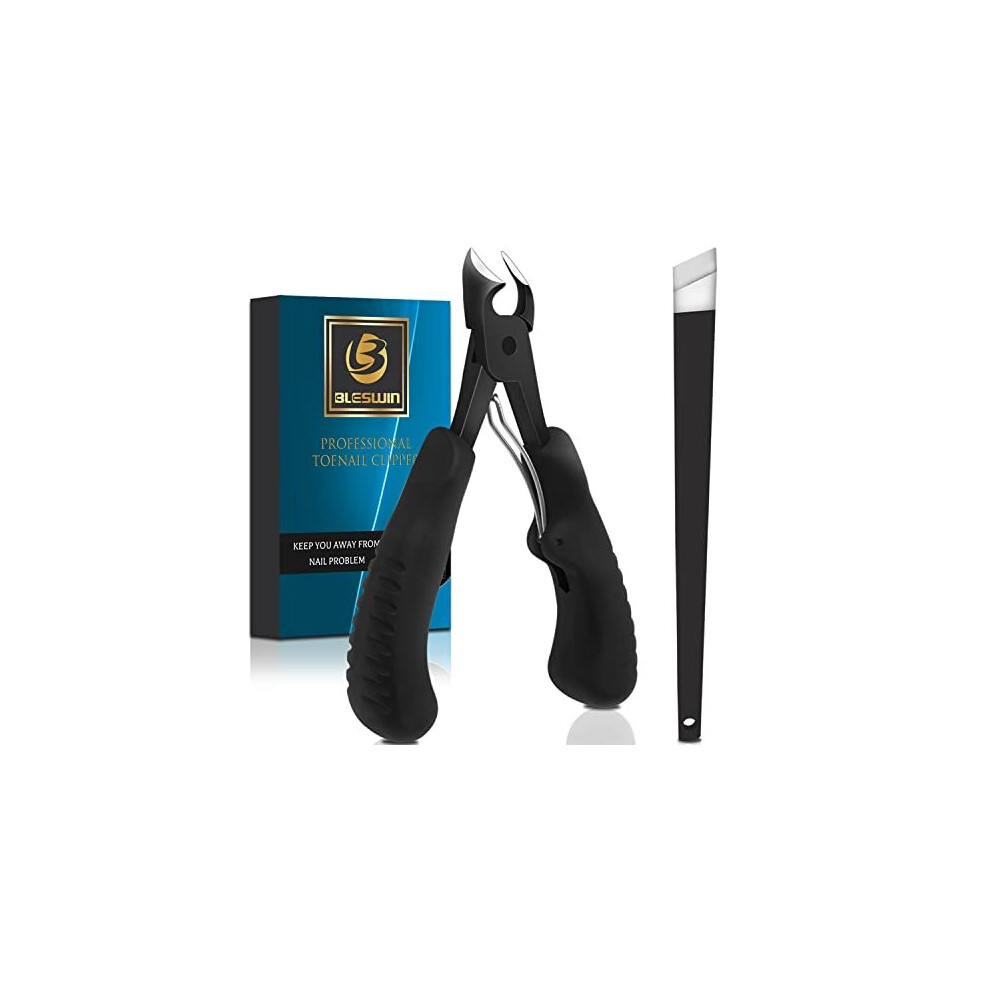 Bleswin Podiatrist Toenail Clippers, Super Sharp Nail Clippers For Thick & Ingrown Hard Toenail Fingernail. Stainless Steel Pedicure Clippers Toenail Cutters.