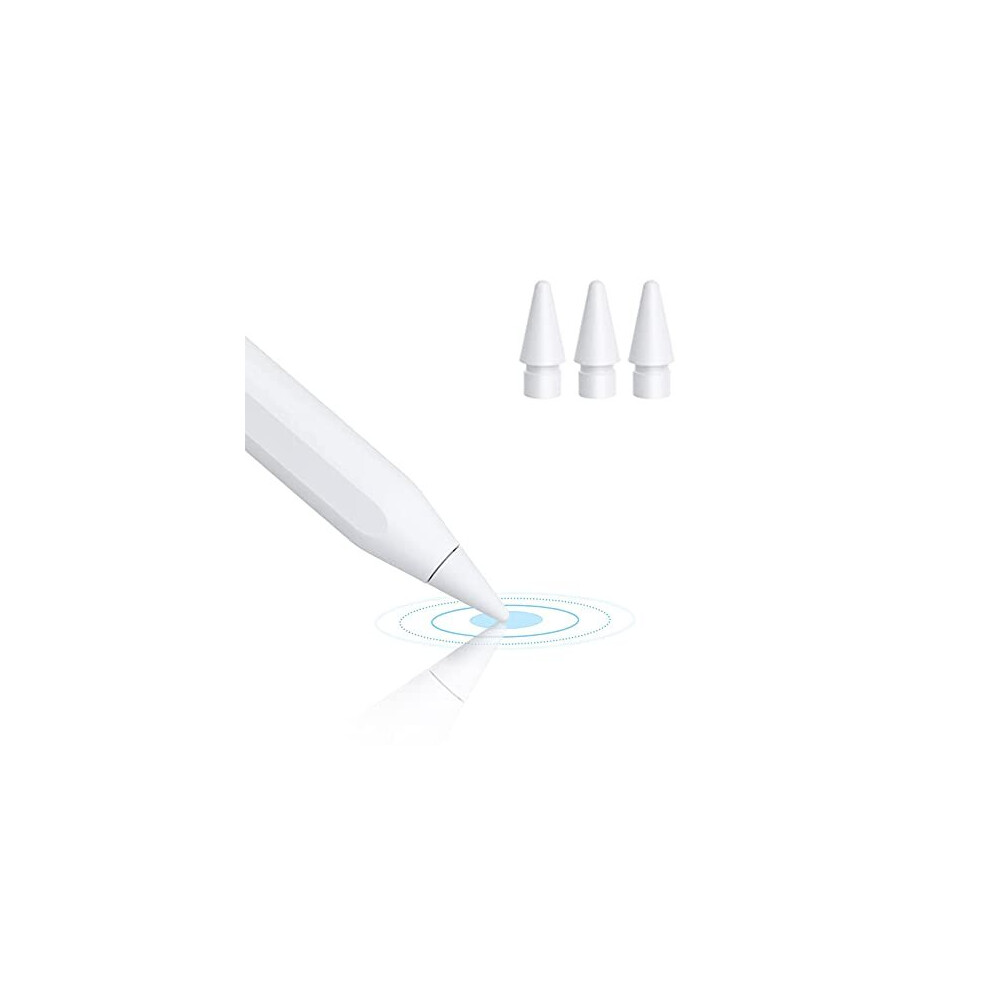 Pen Tips Compatible For Apple Ipad Pencil 1St & 2Nd Generation (3-Pack) (White) White 5014542659645