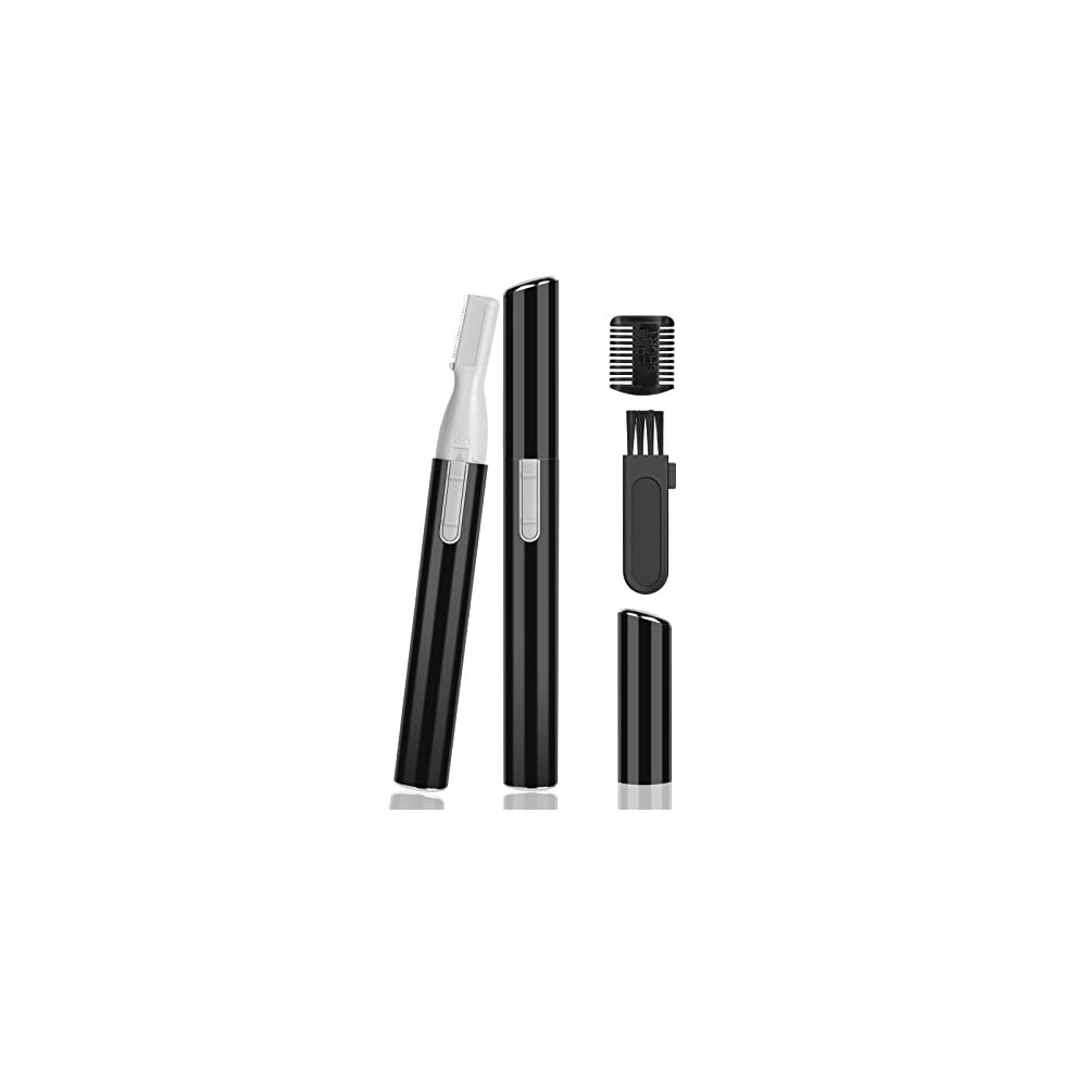 Acwoo Eyebrow Hair Removal For Women Men, Upgraded Mini Portable Eyebrow Trimmer, Painless Face Hair Shaver Electric Eyebrow Razor For Brows Face Cheek Lips