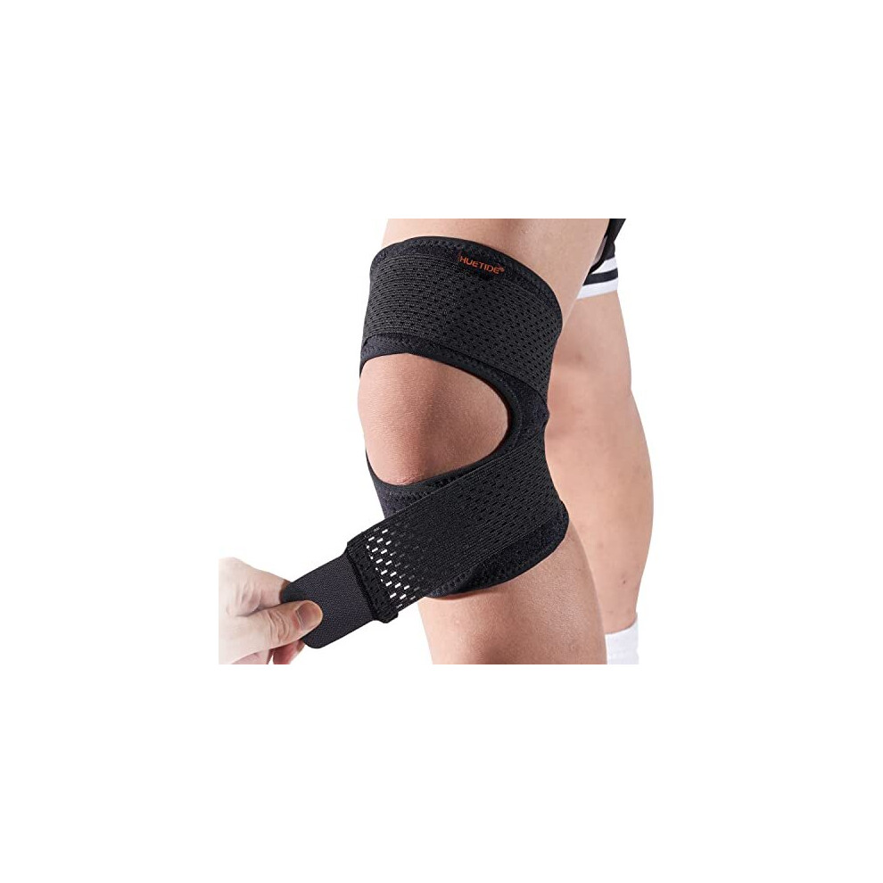 Huetide Patella Tendon Knee Strap,Knee Support For Women And Mens Knee Pain Relief,Adjustable Knee Brace For Arthritis,Runing,Meniscus Tear, Joint