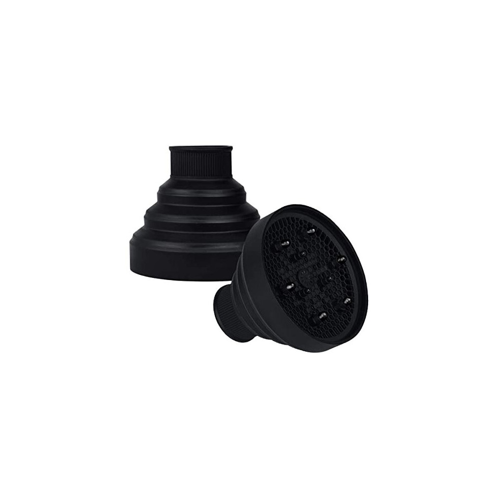 Universal Hair Dryer Diffuser Collapsible Hair Dryer Diffuser (Black)