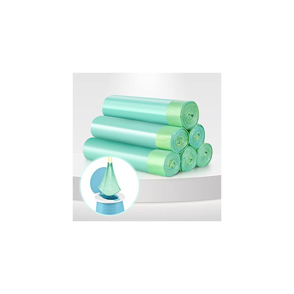 Portable Travel Potty Chair Liners Bags Universal With Drawstring For Toddler Potty Training Toilet Seat Disposable Cleaning Bag For Kids Toddler Visator