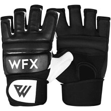 Punch Bag Boxing Gloves Karate Mitts MMA Body Combat Taekwondo Training Martial Art Fighting Grappling Muay Thai (L, Black)