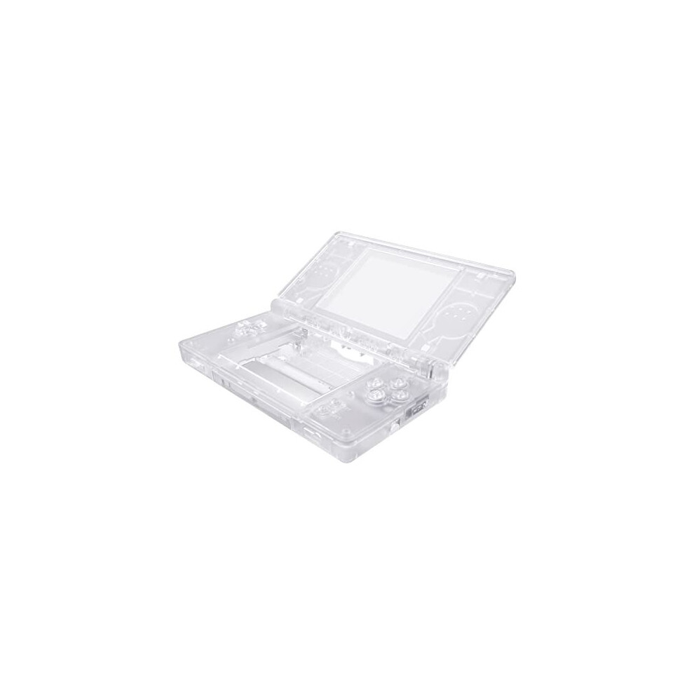 Clear Replacement Full Housing Shell For Nintendo Ds Lite, Custom Handheld Console Case Cover With Buttons, Screen Lens For Nintendo Ds Lite Ndsl - 5014542662737
