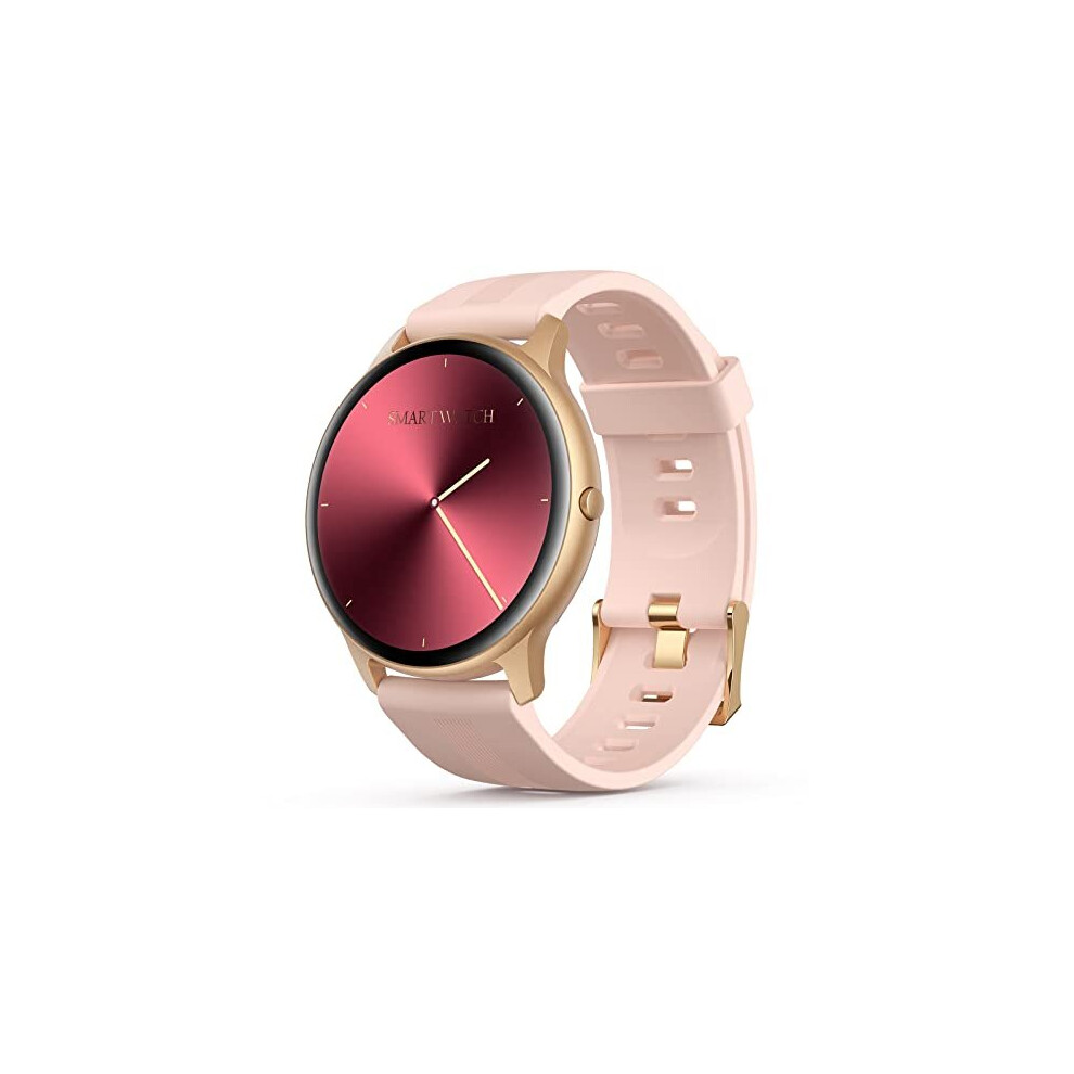 Smart Watches for Women, 1.3” Fitness Tracker Watch with 5ATM Swimming Waterproof, Smartwatch for Android iOS Phones Support Heart Rate Sleep
