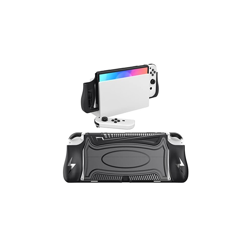 Switch Oled Case For Nintendo Switch Oled, Dockable Case Compatible With Nintendo Switch Oled And Ergonomic Tpu Grip Case For Joy-Con Controller. 5014542664595