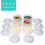 Baby Milk Powder Dispenser Pots Stackable Baby Formula Container, 2 Pack, Grey 3